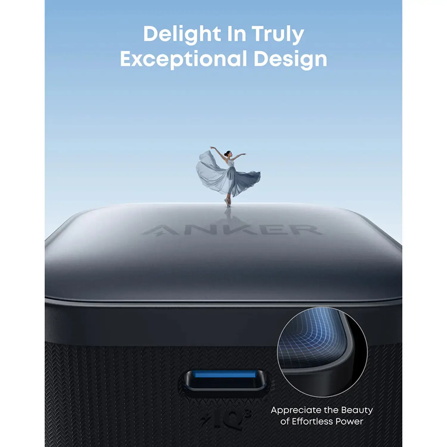 Anker Nano Compact USB - C Foldable Plug Fast Charger 45W - Black
