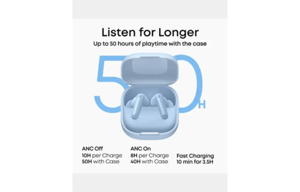 Anker Soundcore R60i NC True Wireless Earbud Real-Time Translation - Blue