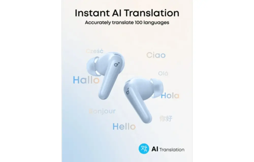 Anker Soundcore R60i NC True Wireless Earbud Real-Time Translation - Blue