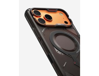 AULUMU A17 Rugged Outdoor MagSafe Case for iPhone 17 Pro Max - Translucent Black