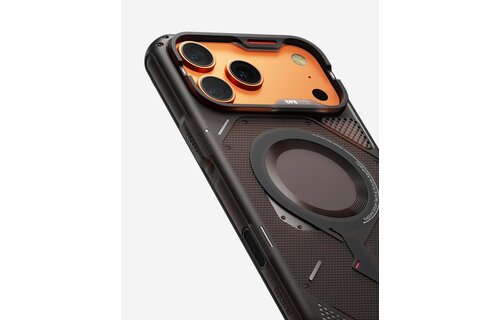 AULUMU A17 Rugged Outdoor MagSafe Case for iPhone 17 Pro Max - Translucent Black