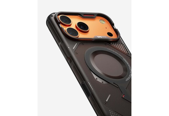 AULUMU A17 Rugged Outdoor MagSafe Case for iPhone 17 Pro Max - Translucent Black