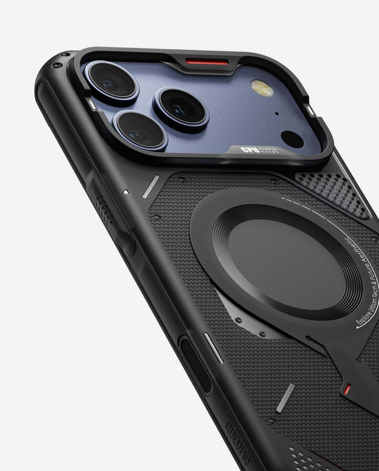AULUMU A17 Rugged Outdoor MagSafe Case for iPhone 17 Pro Max - Translucent Black