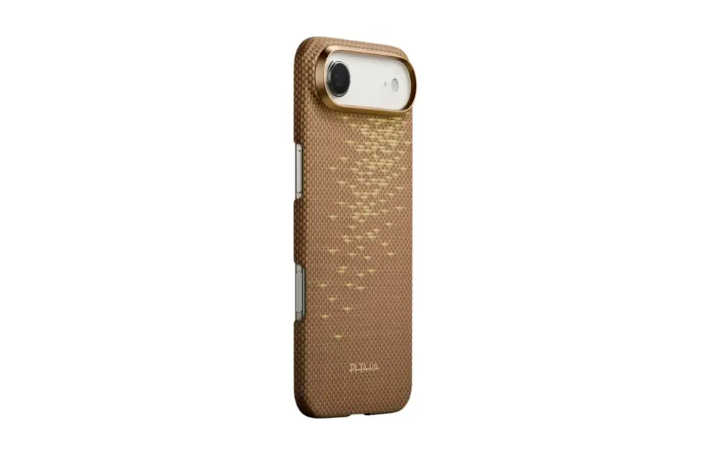 Pitaka Ultra Slim Edge MagSafe Case for iPhone Air - Golden Glint