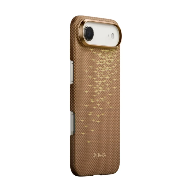 Pitaka Ultra Slim Edge MagSafe Case for iPhone Air - Golden Glint