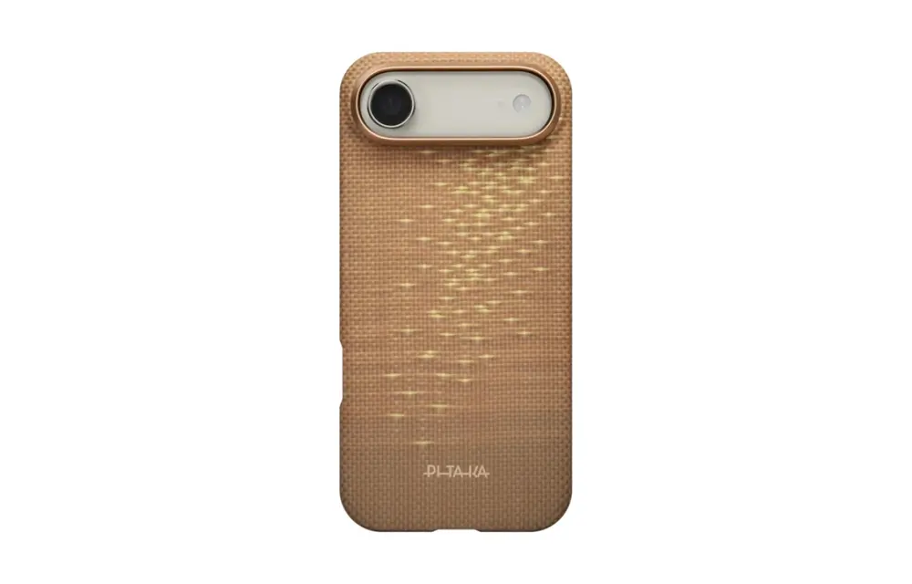 Pitaka Ultra Slim Edge MagSafe Case for iPhone Air - Golden Glint