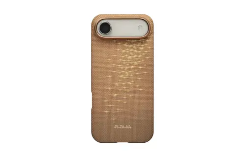 Pitaka Ultra Slim Edge MagSafe Case for iPhone Air - Golden Glint