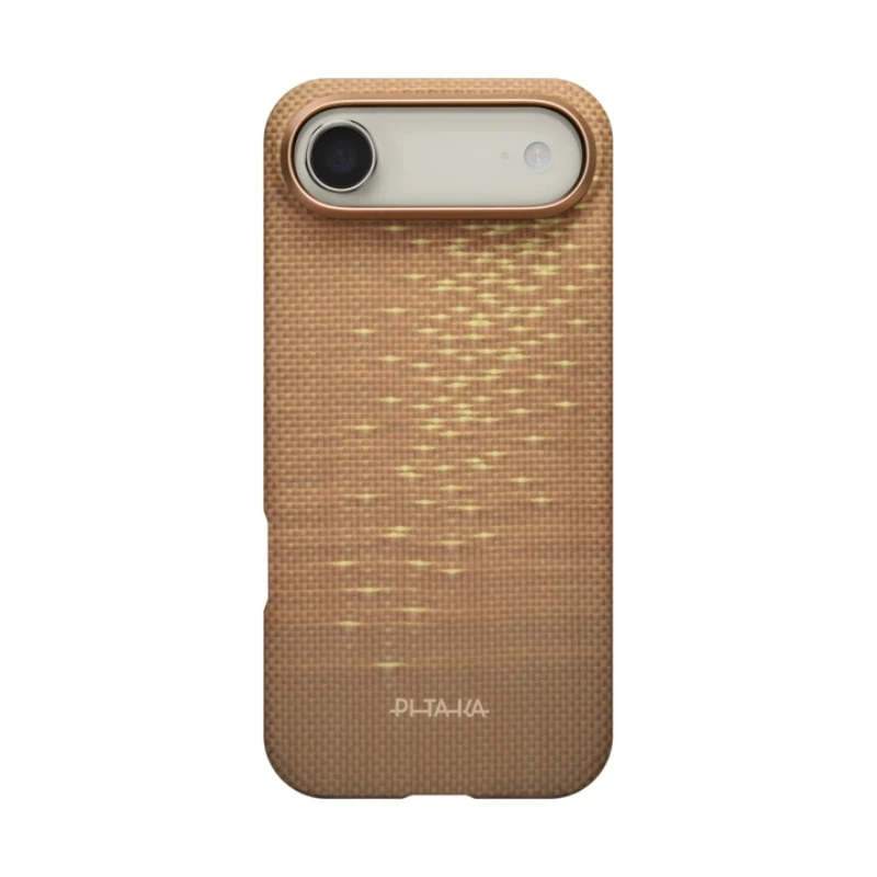 Pitaka Ultra Slim Edge MagSafe Case for iPhone Air - Golden Glint