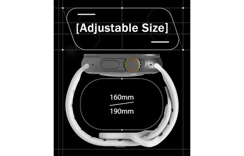 AULUMU A02 Offbeat Sport Band for Apple Watch Ultra 49mm & 42,44,45.46mm - Red Orange