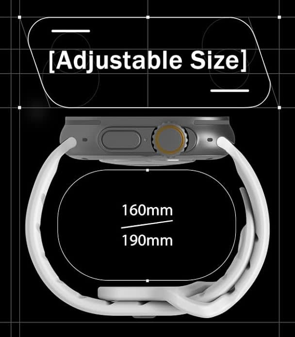 AULUMU A02 Offbeat Sport Band for Apple Watch Ultra 49mm & 42,44,45.46mm - Red Orange