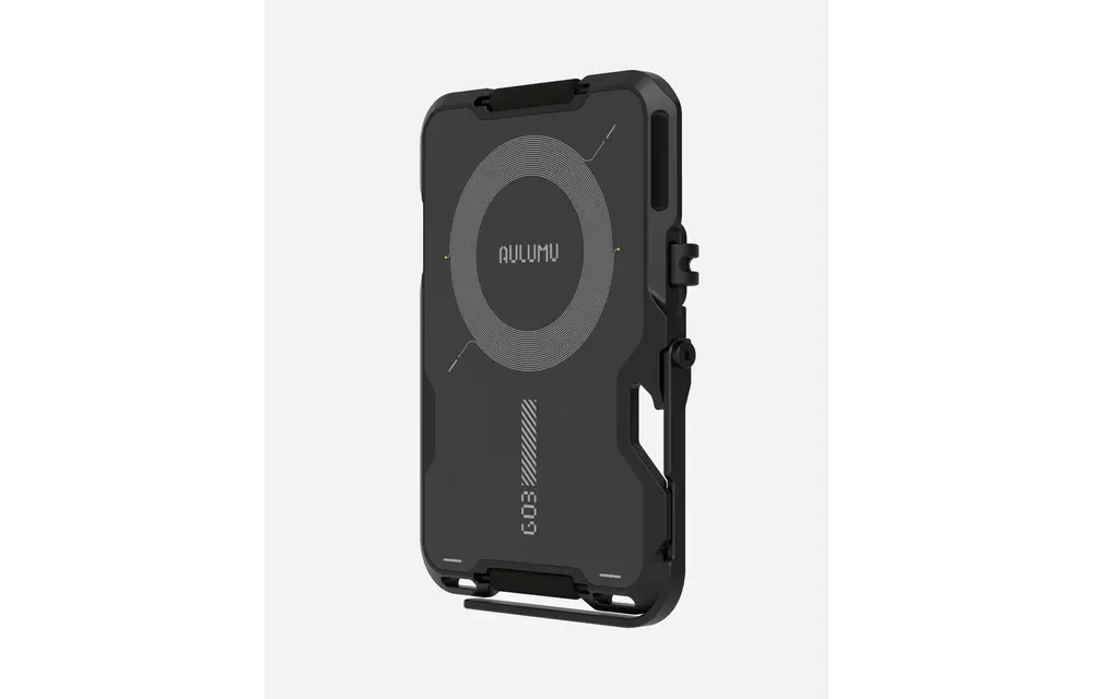 AULUMU G03 Multi-Tool Magnetic Metal Wallet | Frosted Cover | Magnetic - Carbon Fiber