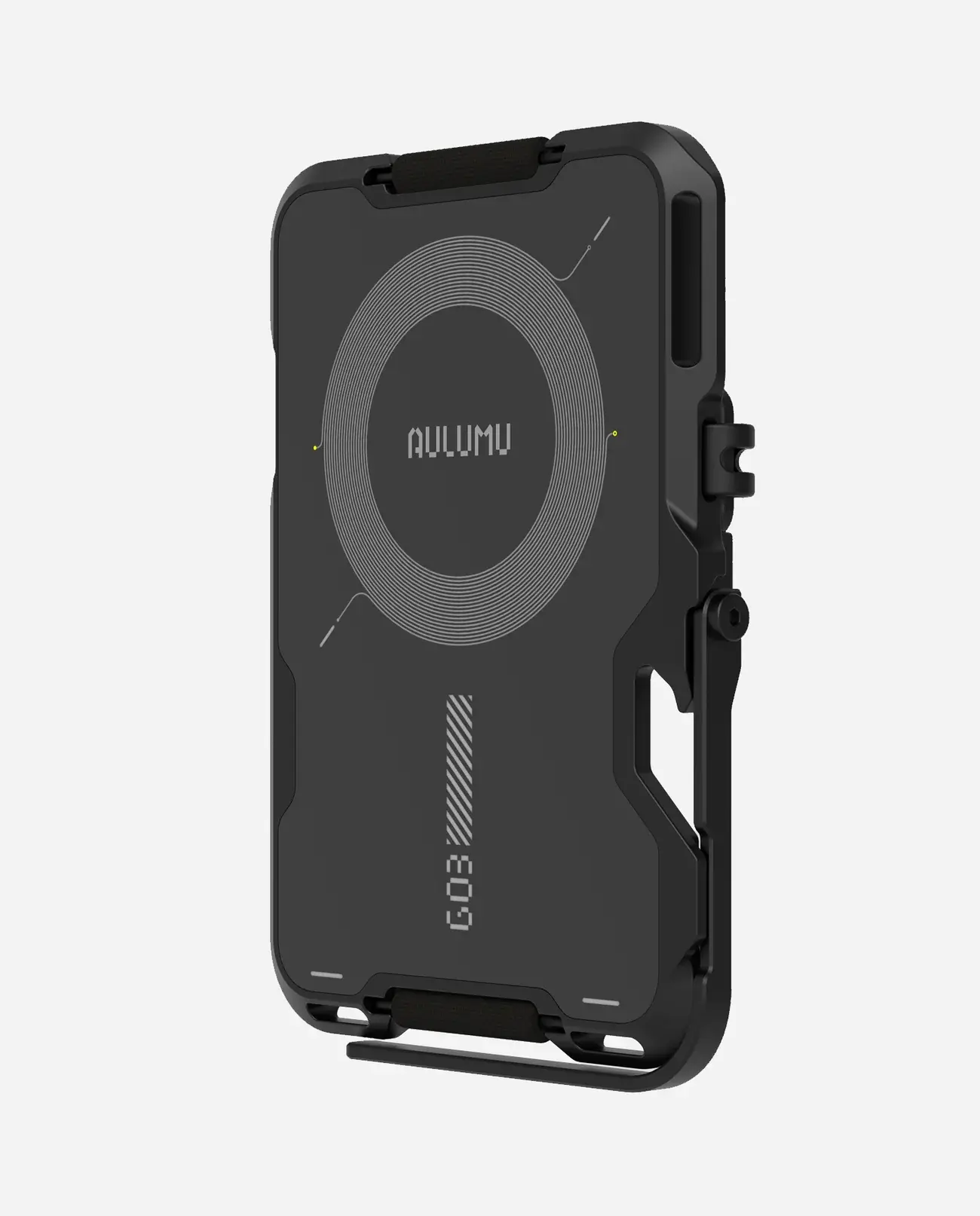 AULUMU G03 Multi-Tool Magnetic Metal Wallet | Frosted Cover | Magnetic - Carbon Fiber