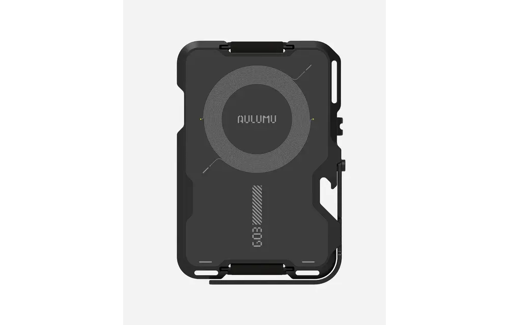 AULUMU G03 Multi-Tool Magnetic Metal Wallet | Frosted Cover | Magnetic - Carbon Fiber