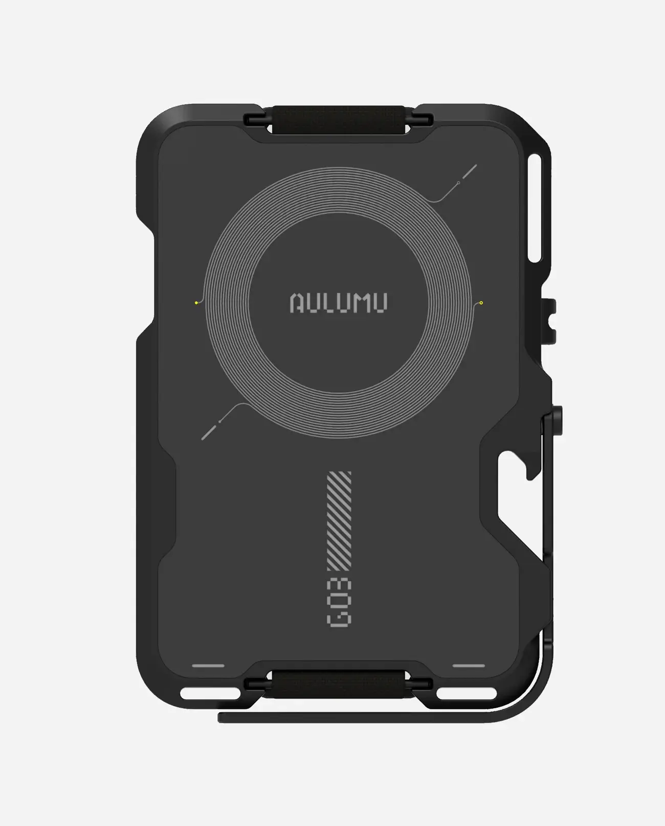 AULUMU G03 Multi-Tool Magnetic Metal Wallet | Frosted Cover | Magnetic - Carbon Fiber