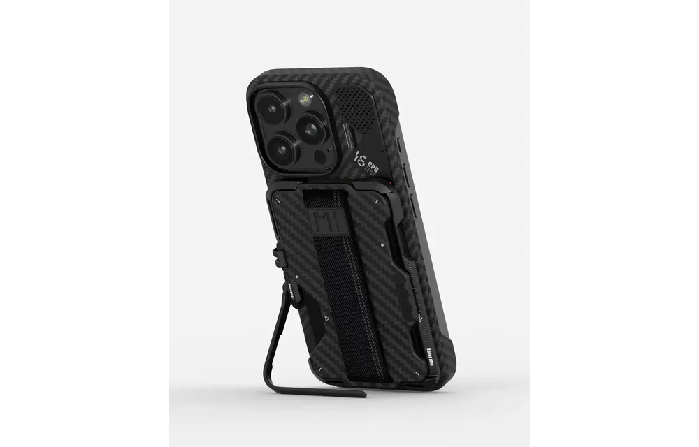 AULUMU G03 Multi-Tool Magnetic Metal Wallet | Frosted Cover | Magnetic - Carbon Fiber
