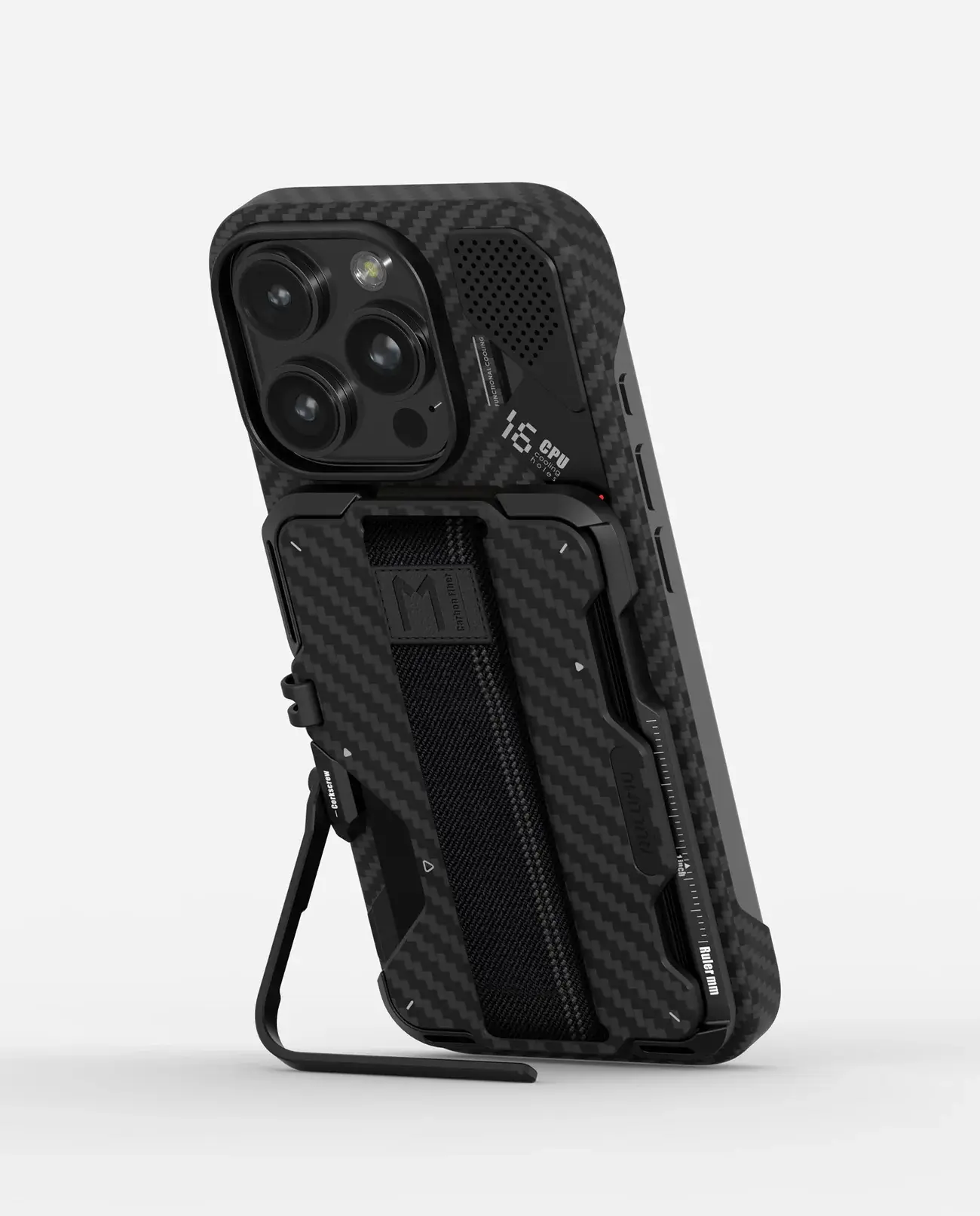 AULUMU G03 Multi-Tool Magnetic Metal Wallet | Frosted Cover | Magnetic - Carbon Fiber