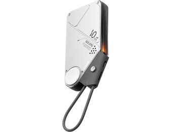 AULUMU M10  Multi-Charging Dual-Mag Power Bank for Apple Watch and Phone 10000mAh  - Silver