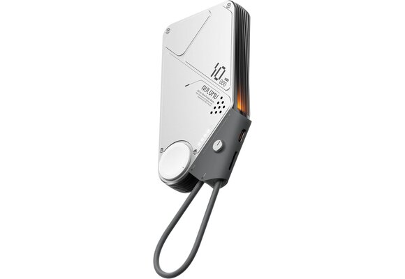 AULUMU M10  Multi-Charging Dual-Mag Power Bank for Apple Watch and Phone 10000mAh  - Silver