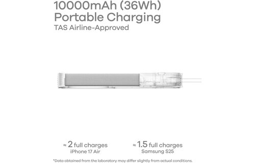 AULUMU M10  Multi-Charging Dual-Mag Power Bank for Apple Watch and Phone 10000mAh  - Silver