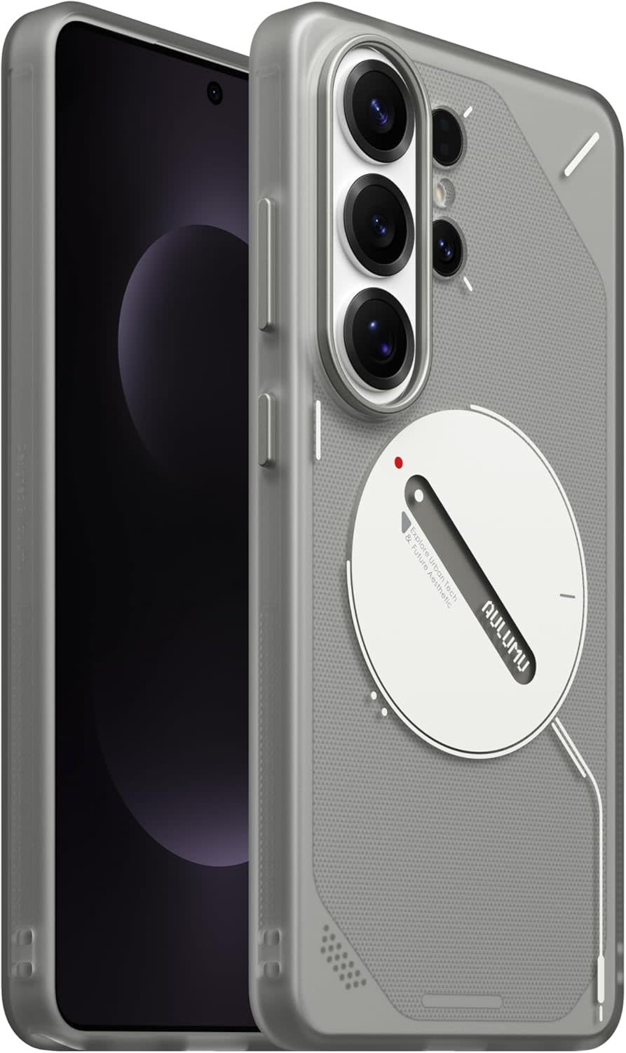 AULUMU Frosted Glow-in-the -Dark MagSafe Case for Samsung Galaxy S26 Ultra  -  Frosted