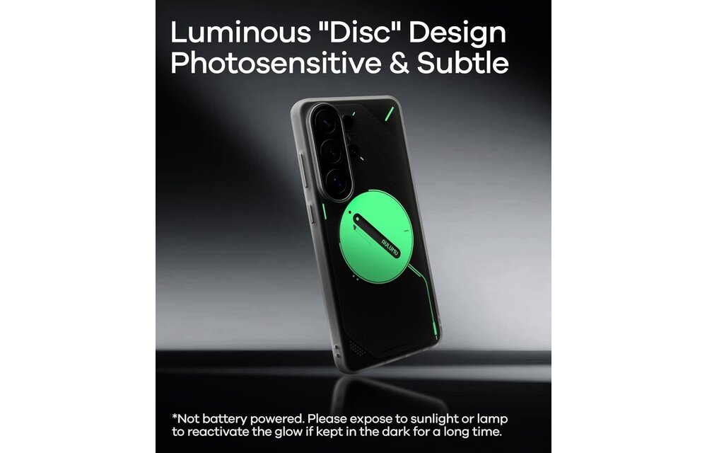AULUMU Frosted Glow-in-the -Dark MagSafe Case for Samsung Galaxy S26 Ultra  -  Frosted