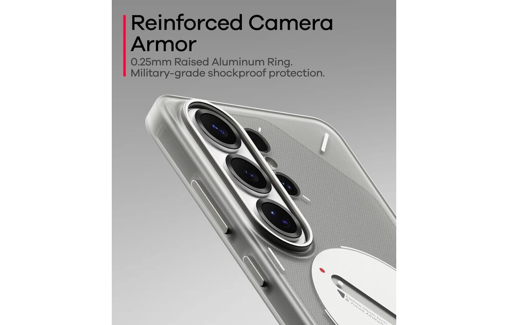 AULUMU Frosted Glow-in-the -Dark MagSafe Case for Samsung Galaxy S26 Ultra  -  Frosted