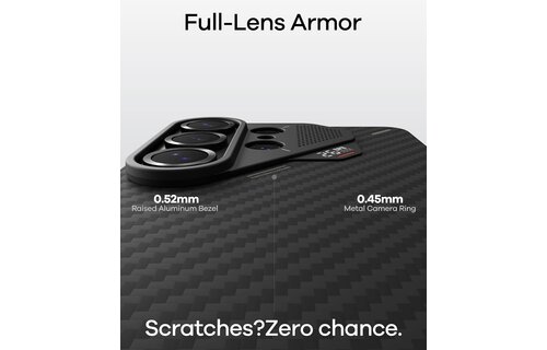 AULUMU Ultra Slim  Aramid Fiber MagSafe Case for Samsung Galaxy S26 Ultra  - Black