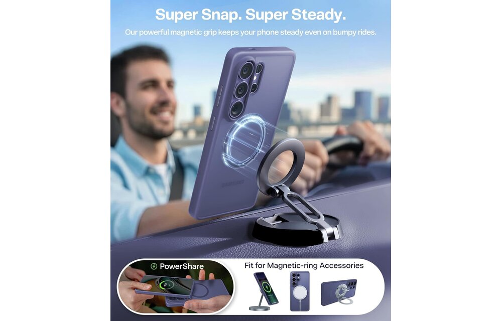 TORRAS Guardian Military Grade Protection MagSafe Case for Samsung Galaxy S26 Ultra -  Dark Purple