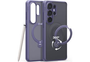 TORRAS Q3 Ostand Spin MagSafe Case for Samsung Galaxy S26 Ultra - Violet Surge Purple