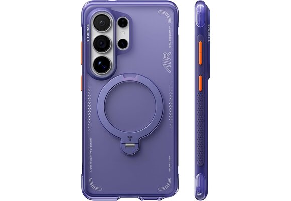 TORRAS Q3 Ostand Spin Air MagSafe Case for Samsung Galaxy S26 Ultra -  Violet Surge Purple