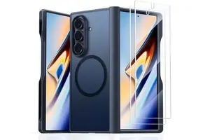 TORRAS Guardian Military Grade Protection with Screen Protector MagSafe Case for Samsung Galaxy Z Fold 7 - Black
