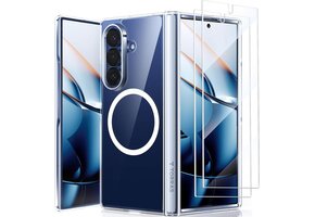 TORRAS Guardian Military Grade Protection with Screen Protector MagSafe Case for Samsung Galaxy Z Fold 7 - Clear