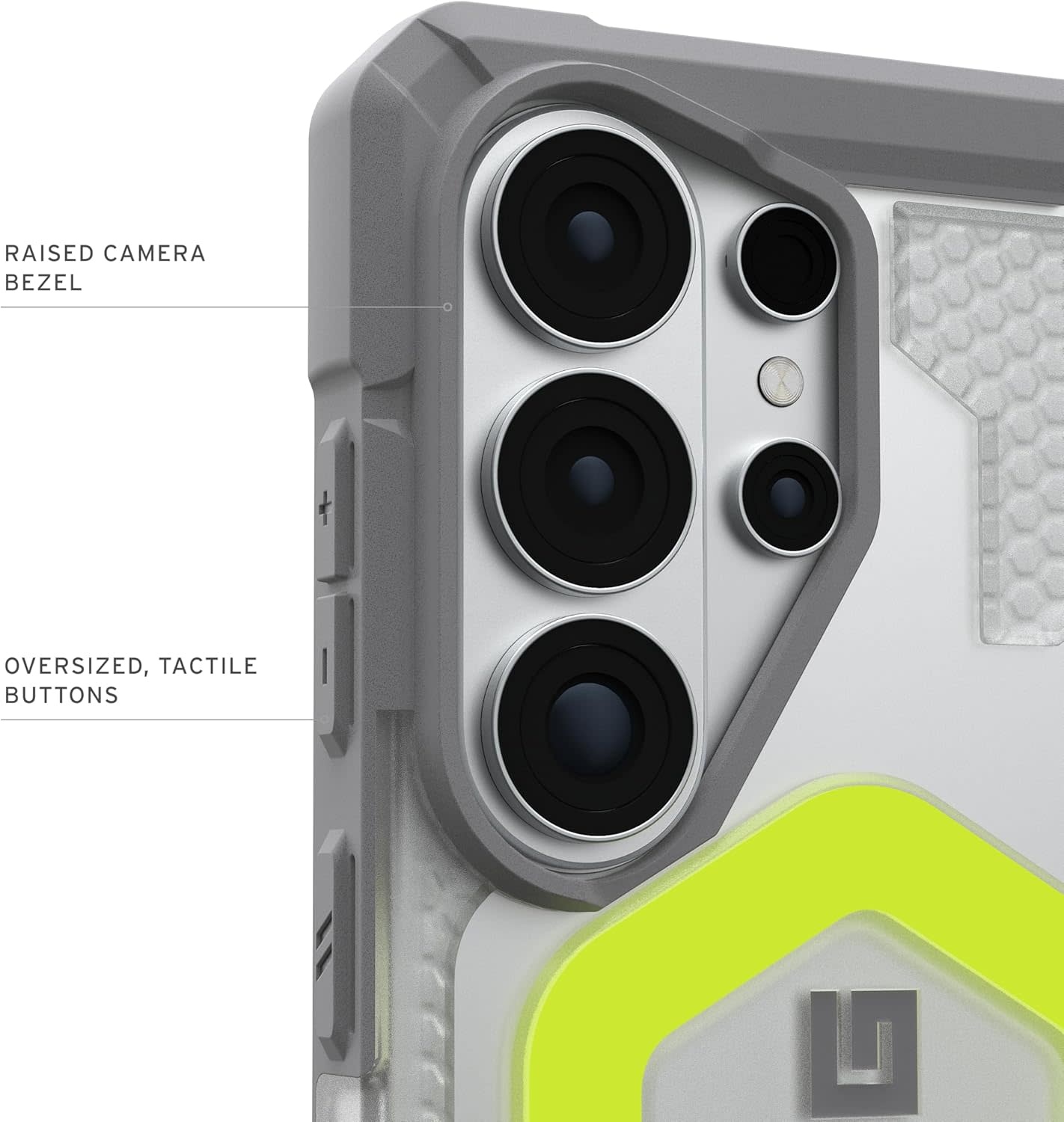 UAG Pathfinder MagSafe Case + Wrist Tether Lanyard for Samsung Galaxy S26 Ultra - Active Neon  Black Lanyard