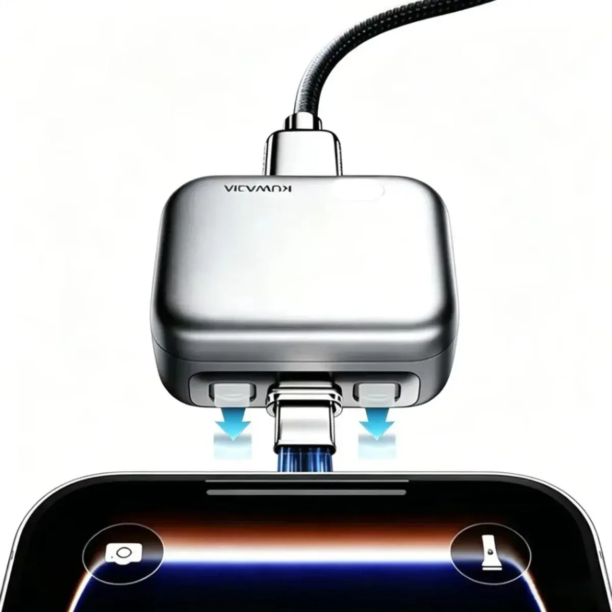 KUWAJIA Auto Disconnect USB-C Charge Adapter