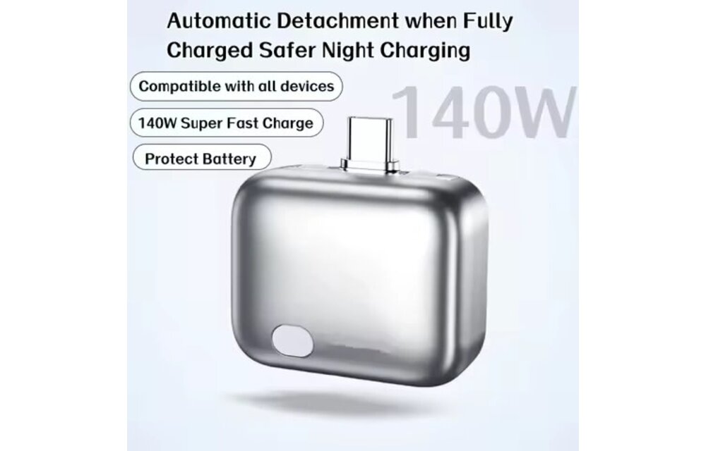KUWAJIA Auto Disconnect USB-C Charge Adapter