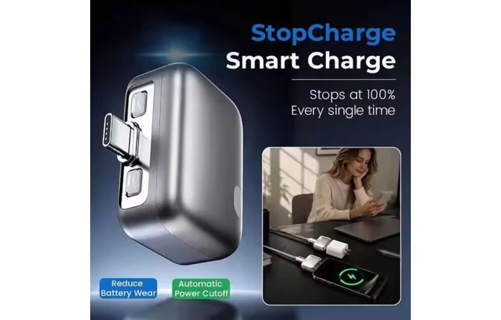 KUWAJIA Auto Disconnect USB-C Charge Adapter