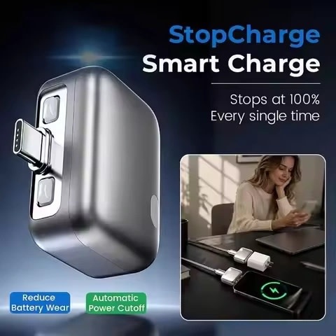 KUWAJIA Auto Disconnect USB-C Charge Adapter