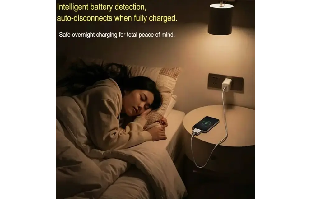 KUWAJIA Auto Disconnect USB-C Charge Adapter