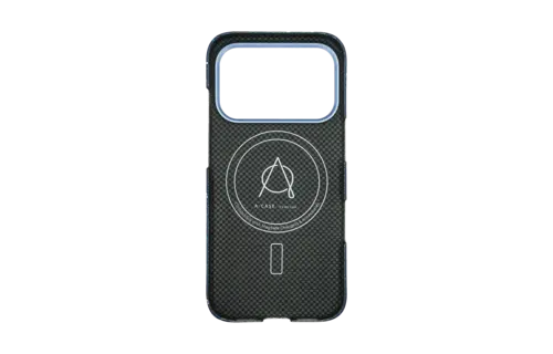 A-CASE Armid Fiber MagSafe Shield Case for iPhone 17 Pro Max - Winter Blue