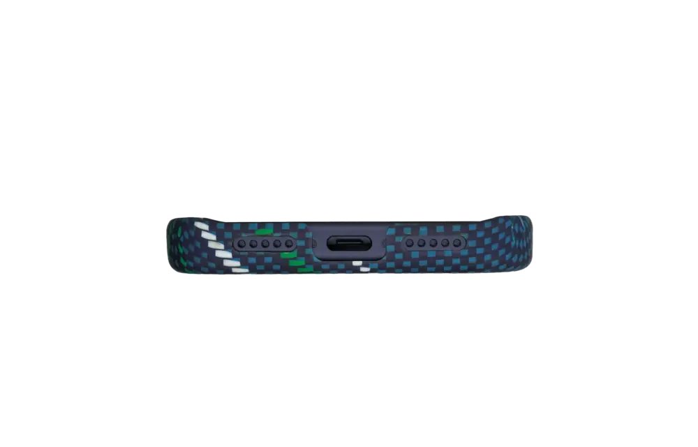 A-CASE Armid Fiber MagSafe Shield Case for iPhone 17 Pro Max - Winter Blue