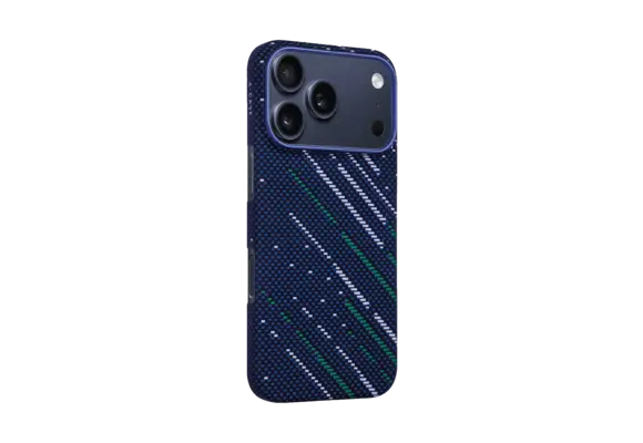 A-CASE Armid Fiber MagSafe Shield Case for iPhone 17 Pro - Winter Blue