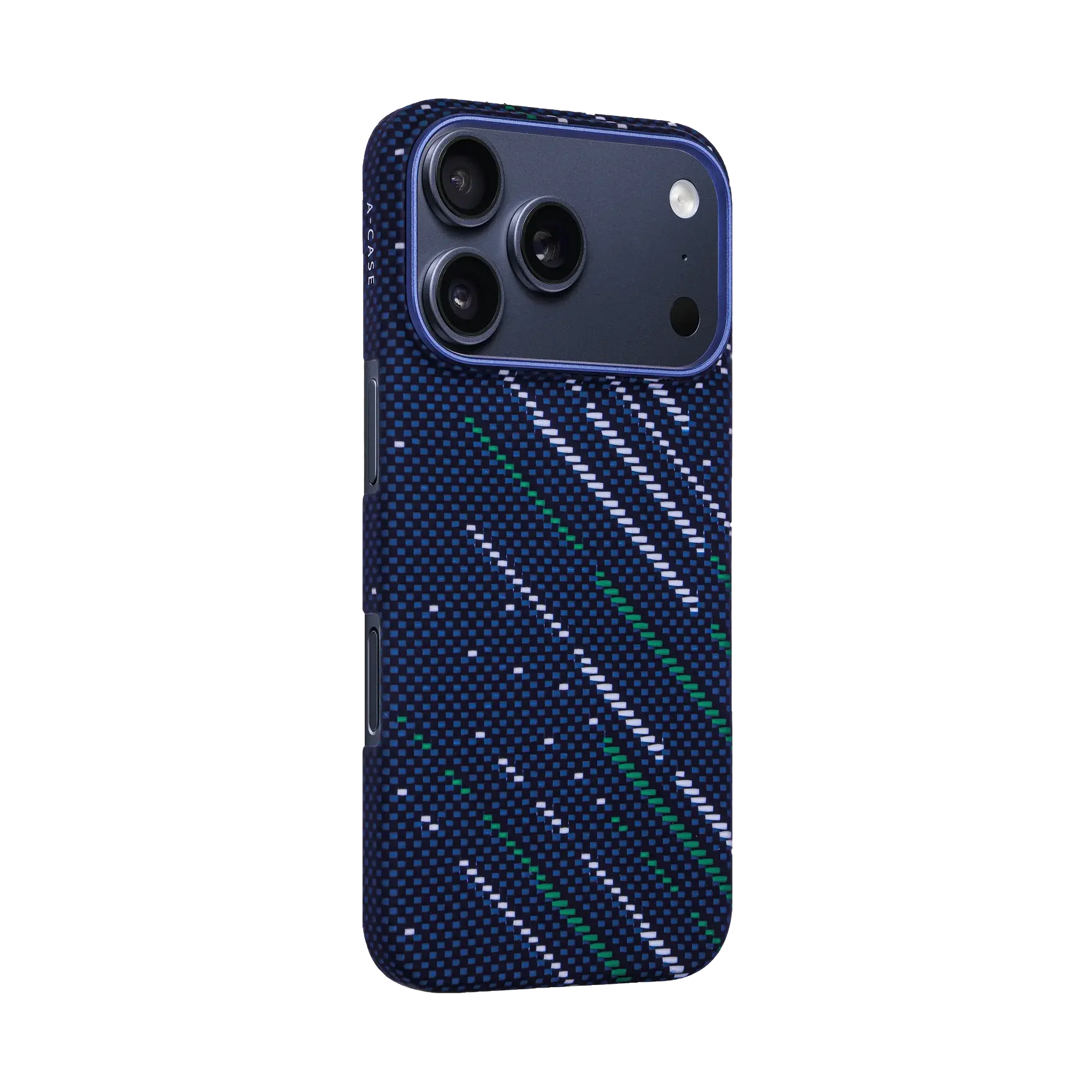 A-CASE Armid Fiber MagSafe Shield Case for iPhone 17 Pro - Winter Blue