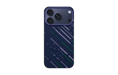 A-CASE Armid Fiber MagSafe Shield Case for iPhone 17 Pro - Winter Blue