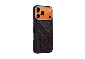A-CASE Armid Fiber MagSafe Shield Case for iPhone 17 Pro Max - Autumn Black