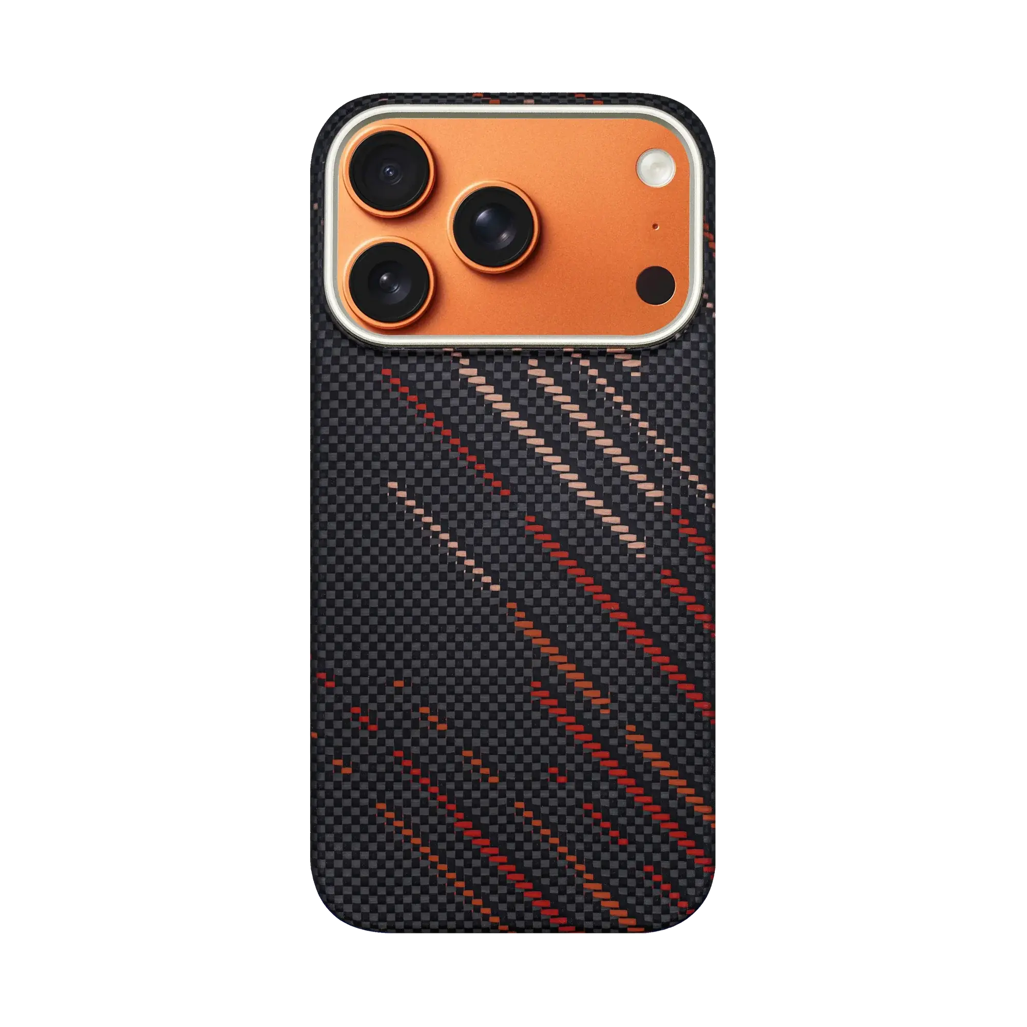 A-CASE Armid Fiber MagSafe Shield Case for iPhone 17 Pro - Autumn Black