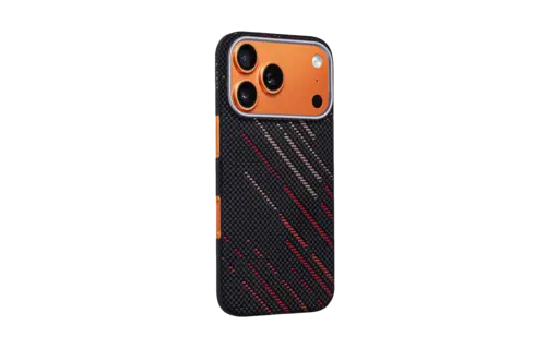 A-CASE Armid Fiber MagSafe Shield Case for iPhone 17 Pro - Autumn Black