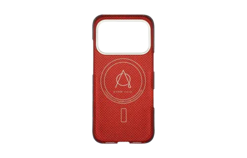 A-CASE Armid Fiber MagSafe Shield Case for iPhone 17 Pro - Autumn Black