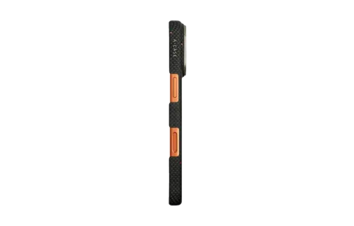 A-CASE Armid Fiber MagSafe Shield Case for iPhone 17 Pro - Autumn Black