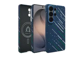 A-CASE Armid Fiber MagSafe Case for Samsung Galaxy S26 Ultra - Winter Blue