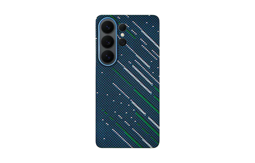 A-CASE Armid Fiber MagSafe Case for Samsung Galaxy S26 Ultra - Winter Blue